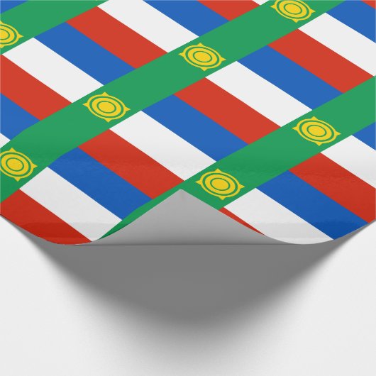 Flagge von Chakassien Geschenkpapier (Ecke)