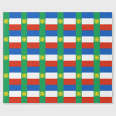 Flagge von Chakassien Geschenkpapier (Flach)