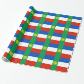 Flagge von Chakassien Geschenkpapier (Ungerollt)