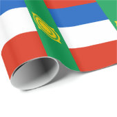 Flagge von Chakassien Geschenkpapier (Rolleneckpunkt)
