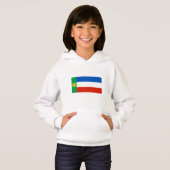 Flagge von Chakassien Hoodie (Vorne ganz)