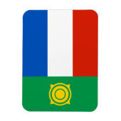 Flagge von Chakassien Magnet (Vertikal)