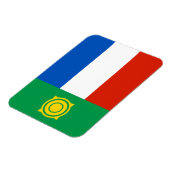 Flagge von Chakassien Magnet (Linke Seite)
