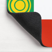 Flagge von Chakassien Mousepad (Ecke)