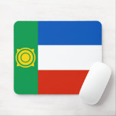 Flagge von Chakassien Mousepad (Mit Mouse)