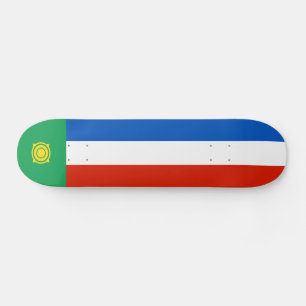 Flagge von Chakassien Skateboard