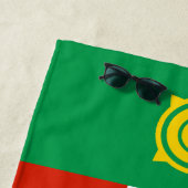 Flagge von Chakassien Strandtuch (Beispiel)