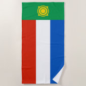 Flagge von Chakassien Strandtuch (Vorderseite)