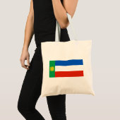 Flagge von Chakassien Tragetasche (Vorderseite (Produkt))