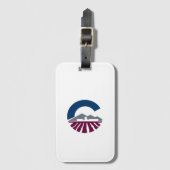 Flagge von Chandler, Arizona Gepäckanhänger (Vorderseite Vertikal)