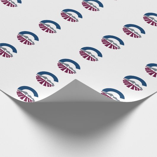 Flagge von Chandler, Arizona Geschenkpapier (Ecke)