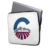 Flagge von Chandler, Arizona Laptopschutzhülle (Vorderseite Links)