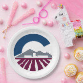 Flagge von Chandler, Arizona Pappteller (Party)