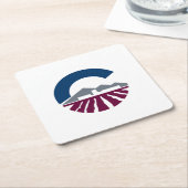 Flagge von Chandler, Arizona Rechteckiger Pappuntersetzer (angewinkelt)