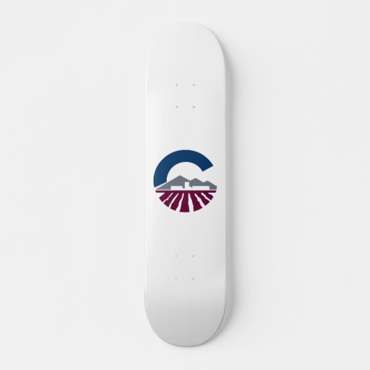 Flagge von Chandler, Arizona Skateboard (Vorne)