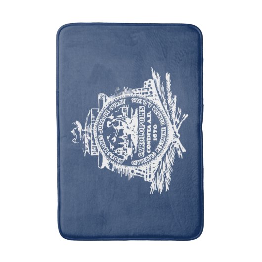 Flagge von Charleston, South Carolina-Badematte Badematte (Vorderseite Vertikal)