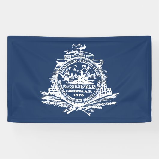 Flagge von Charleston (South Carolina) Banner (Horizontal)