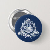 Flagge von Charleston, South Carolina Button (Vorne & Hinten)