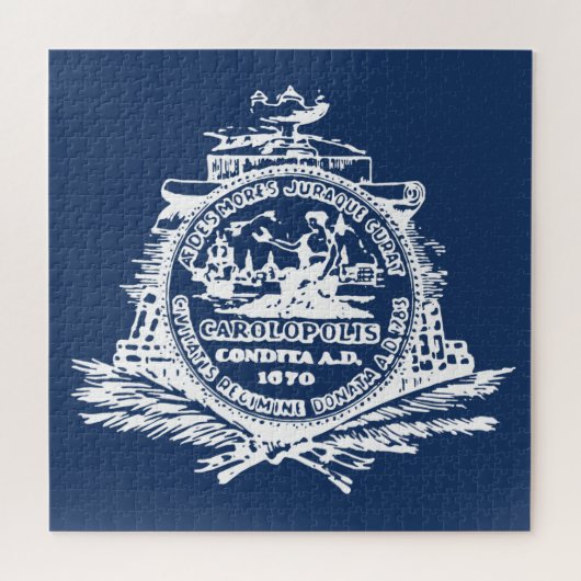 Flagge von Charleston (South Carolina) Puzzle (Horizontal)