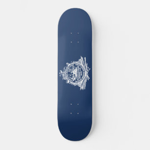 Flagge von Charleston (South Carolina) Skateboard