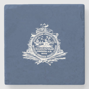 Flagge von Charleston (South Carolina) Steinuntersetzer