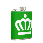 Flagge von Charlotte, North Carolina Flachmann (Rechts)