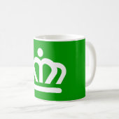 Flagge von Charlotte, North Carolina Kaffeetasse (VorderseiteRechts)