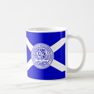 Flagge von Charlotte, North Carolina Kaffeetasse