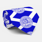 Flagge von Charlotte, North Carolina Krawatte (Gerollt)