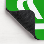 Flagge von Charlotte, North Carolina Mousepad (Ecke)