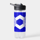 Flagge von Charlotte, North Carolina Trinkflasche (Rechts)