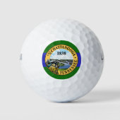 Flagge von Chattanooga, Tennessee Golfball (Vorderseite)