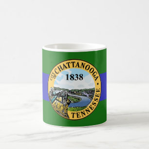 Flagge von Chattanooga, Tennessee Kaffeetasse