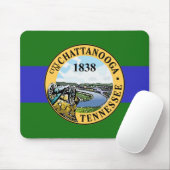 Flagge von Chattanooga (Tennessee) Mousepad (Mit Mouse)