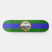 Flagge von Chattanooga (Tennessee) Skateboard (Horizontal)