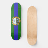Flagge von Chattanooga (Tennessee) Skateboard (Vorderseite)