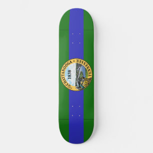 Flagge von Chattanooga (Tennessee) Skateboard