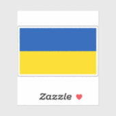 Flagge von Chemnitz Aufkleber (Blatt)