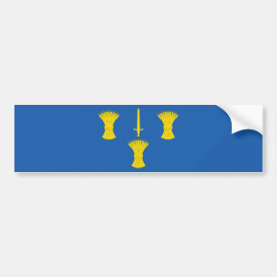 Flagge von Cheshire (Landkreis des Vereinigten Kön Autoaufkleber