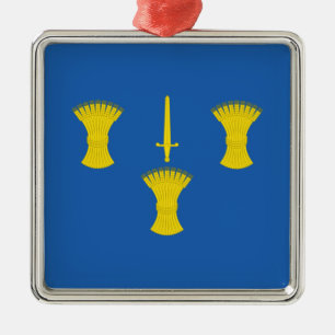 Flagge von Cheshire (Landkreis des Vereinigten Kön Ornament Aus Metall