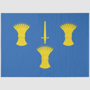 Flagge von Cheshire (Landkreis des Vereinigten Kön Seidenpapier