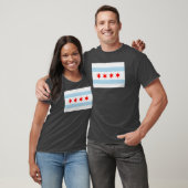 Flagge von Chicago Blizzard Blue T-Shirt (Unisex)