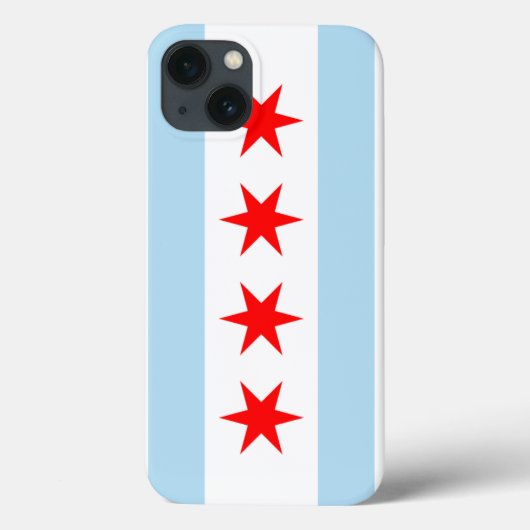 Flagge von Chicago Case-Mate iPhone Hülle (Rückseite)