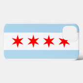 Flagge von Chicago Case-Mate iPhone Hülle (Rückseite (Horizontal))