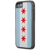 Flagge von Chicago Case-Mate iPhone Hülle (Rückseite Links)