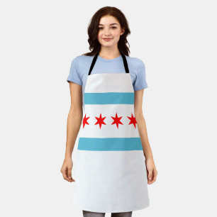 Flagge von Chicago City - Schürze