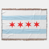 Flagge von Chicago Decke (Vorderseite)