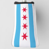 Flagge von Chicago Golf Headcover (Rotieren 90)