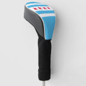 Flagge von Chicago Golf Headcover (angewinkelt)