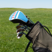 Flagge von Chicago Golf Headcover (In SItu)